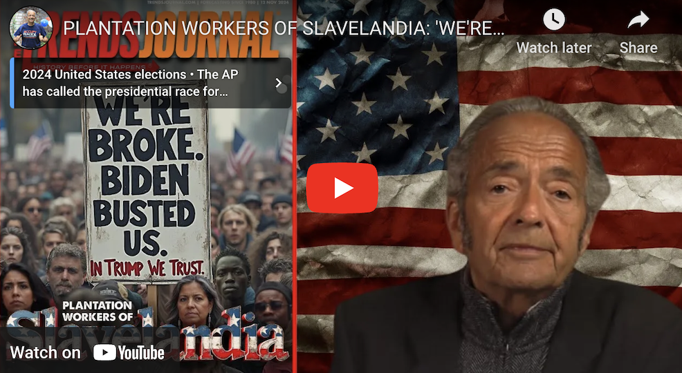 PLANTATION WORKERS OF SLAVELANDIA: ‘WE’RE BROKE. BIDEN BUSTED US. IN TRUMP WE TRUST’